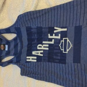Harley Davidson Blue Tank Top. Size S. Great Condition.